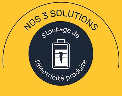 stockage de l'électricité produite